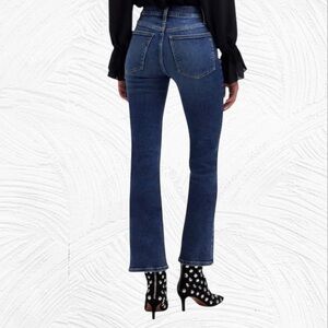 Madewell Mid-Rise Kick Out Jeans cropped‎ 27 Tall in Lenoir Wash